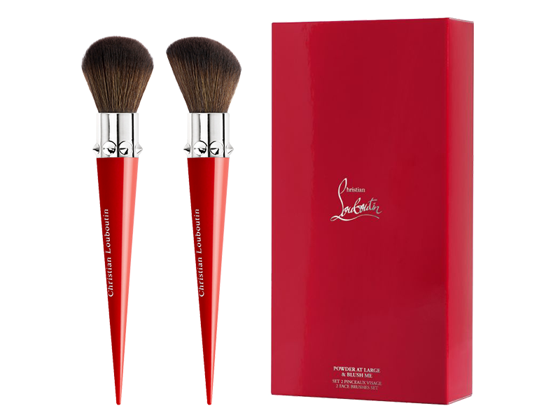 Custom makeup brushes produced by Taiki for Louboutin
